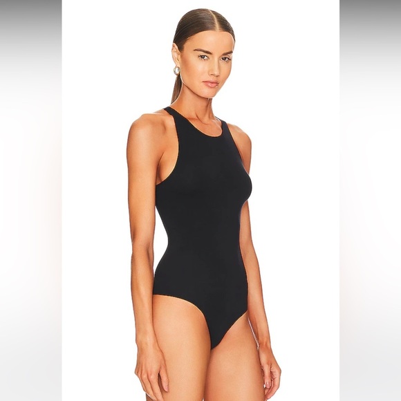 Commando Ballet Racerback Bodysuit in Black - Picture 3 of 5